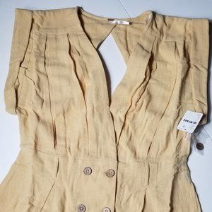 NWT Free People Into Town Mini in Creme